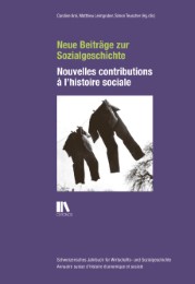 Neue Beiträge zur Sozialgeschichte - Nouvelles contributions à l'histoire sociale - Cover