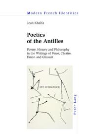 Poetics of the Antilles - Cover