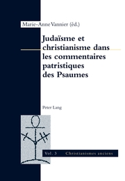 Judaïsme et christianisme dans les commentaires patristiques des Psaumes - Cover