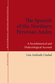 The Spanish of the Northern Peruvian Andes - Cover