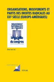 Organisations, mouvements et partis des droites radicales au XXe siècle (Europe-Amériques) - Cover