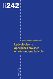 Lexicologie(s) : approches croisées en sémantique lexicale - Cover