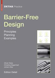 Barrier-Free Design - Cover