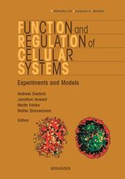Function and Regulation of Cellular Systems - Cover