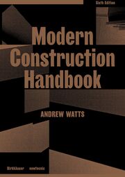 Modern Construction Handbook - Cover
