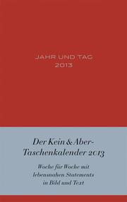 Jahr und Tag 2013 - Cover