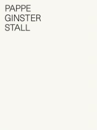 Pappe Ginster Stall