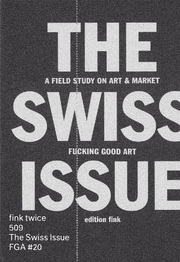 Fucking Good Art – The Swiss Issue - Cover