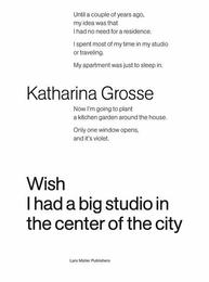 Katharina Grosse. Wish I Had a Big Studio in the Center of the City