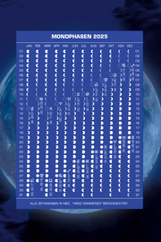Mondphasenpostkarten 2025 - Cover