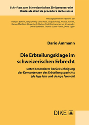 Die Erbteilungsklage im schweizerischen Erbrecht - Cover