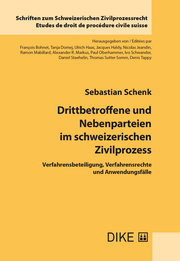 Drittbetroffene und Nebenparteien im schweizerischen Zivilprozess - Cover