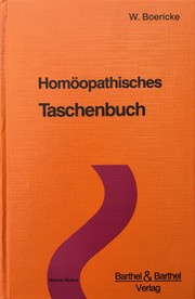 Homöopathisches Taschenbuch