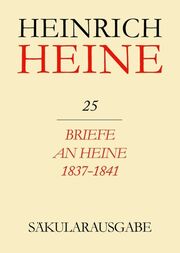 Briefe an Heine 1837-1841