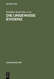 Die ungewisse Evidenz - Cover
