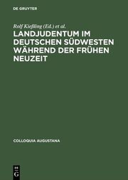 Landjudentum im deutschen Südwesten während der Frühen Neuzeit - Cover