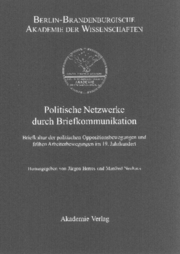 Politische Netzwerke durch Briefkommunikation - Cover