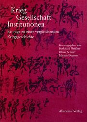 Krieg, Gesellschaft, Institutionen - Cover