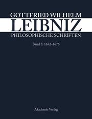 Philosophische Schriften 3 - Cover
