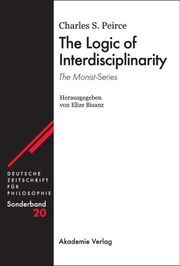 The Logic of Interdisciplinarity - Cover
