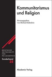 Kommunitarismus und Religion - Cover