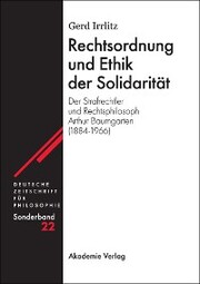 Rechtsordnung und Ethik der Solidarität - Cover