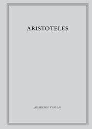 Historia animalium, Buch I und II
