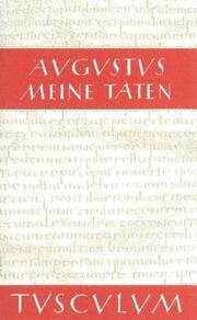 Meine Taten - Res gestae divi Augusti - Cover
