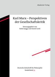Karl Marx - Perspektiven der Gesellschaftskritik