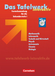 Das Tafelwerk interaktiv - Formelsammlung für die Sekundarstufe I - Allgemeine Ausgabe - Cover