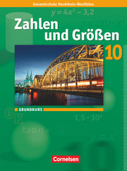 Zahlen und Größen - Kernlehrpläne Gesamtschule Nordrhein-Westfalen - 10. Schuljahr - Grundkurs - Cover