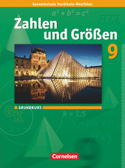 Zahlen und Größen - Kernlehrpläne Gesamtschule Nordrhein-Westfalen - 9. Schuljahr - Grundkurs - Cover