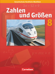 Zahlen und Größen - Kernlehrpläne Gesamtschule Nordrhein-Westfalen - 8. Schuljahr - Cover