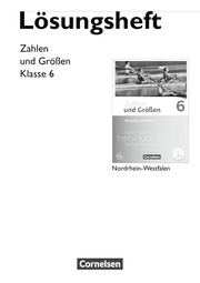 Zahlen und Größen - Nordrhein-Westfalen Kernlehrpläne - Ausgabe 2013 - 6. Schuljahr - Cover