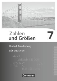 Zahlen und Größen - Berlin und Brandenburg - 7. Schuljahr - Cover