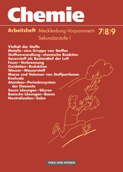 Chemie: Stoffe - Reaktionen - Umwelt - Regionale Schule Mecklenburg-Vorpommern - Cover