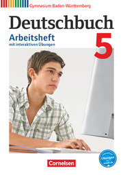 Deutschbuch Gymnasium - Baden-Württemberg - Bildungsplan 2016 - Band 5: 9. Schuljahr - Cover