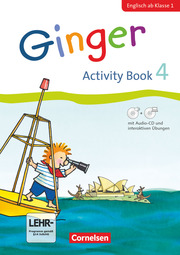 Ginger - Lehr- und Lernmaterial für den früh beginnenden Englischunterricht - Early Start Edition - Neubearbeitung - 4. Schuljahr - Cover