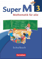 Super M - Mathematik für alle - Westliche Bundesländer - Neubearbeitung - 3. Schuljahr - Cover