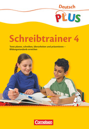 Deutsch plus - Grundschule - Schreibtrainer - 4. Schuljahr - Cover