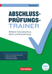 Abschlussprüfungstrainer Deutsch - Berlin und Brandenburg - 10. Schuljahr - Cover