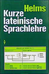 Kurze lateinische Sprachlehre - Cover