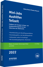 Mini-Jobs, Aushilfen, Teilzeit 2022