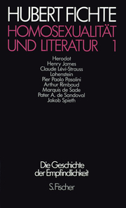 Homosexualität und Literatur 1 - Cover