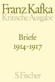 Briefe 1914-1917 - Cover
