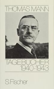 Tagebücher 1940-1943 - Cover