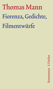 Fiorenza, Gedichte, Filmentwürfe - Cover