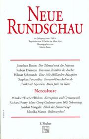 Neue Rundschau 2/2000