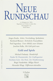 Neue Rundschau 2001/1