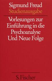 Vorlesungen zur Einführung in die Psychoanalyse/Und Neue Folge - Cover